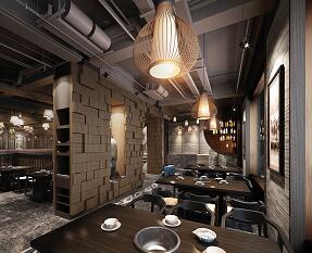 新中式涮羊館室內外裝修施工圖紙解析與免費下載資源